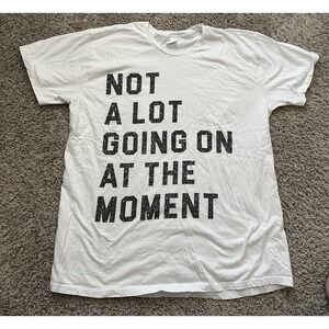 Not A Lot Going On T-Shirt White XL Taylor Swift Swiftie Concert‎
